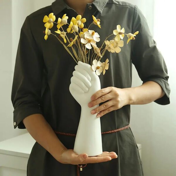4 Human Hand Flower Vase