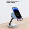 4 2-in-1 Magnetic Wireless Charger Stand