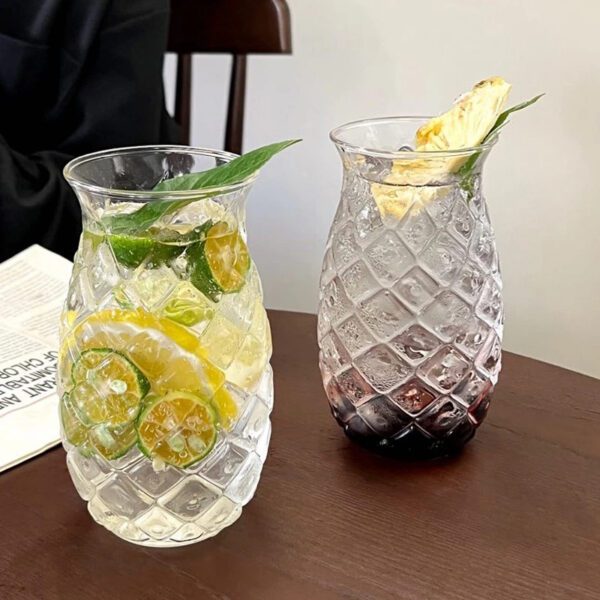 Pineapple Shape Glass Cup