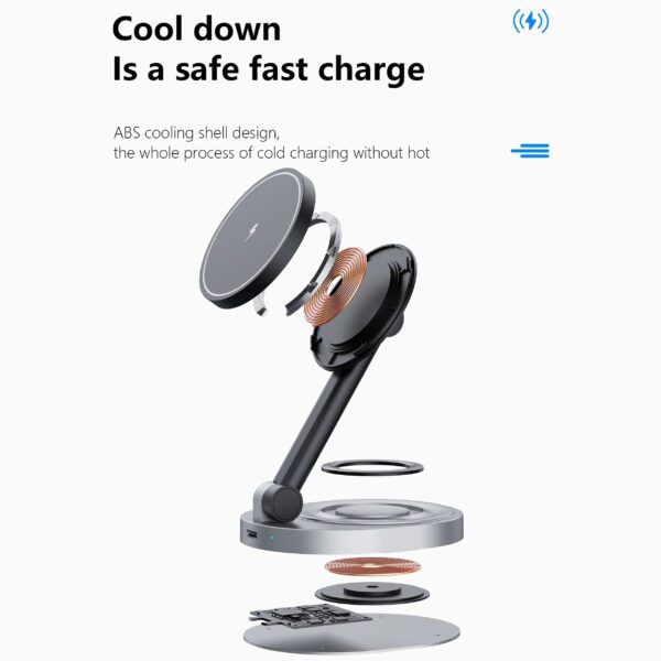 5 2-in-1 Magnetic Wireless Charger Stand
