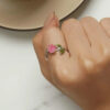 Rose Flower Adjustable Ring
