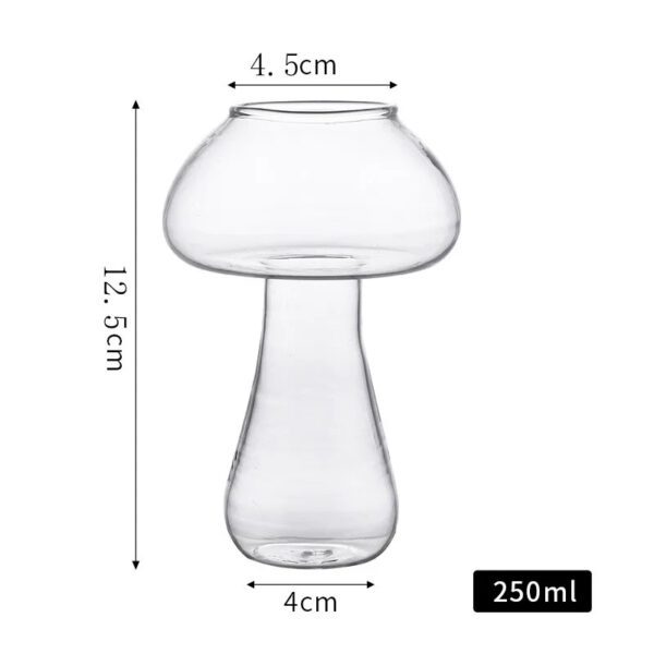 6 Mushroom Cocktail Glass Cup