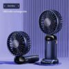 blue Foldable Mini Handheld Fan