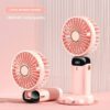 pink Foldable Mini Handheld Fan