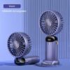purple Foldable Mini Handheld Fan