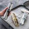 Transparent Toothbrush Travel Container