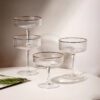 3 Ice Cream Dessert Glass Cup