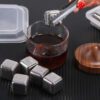 4 Stainless Steel Ice Cubes