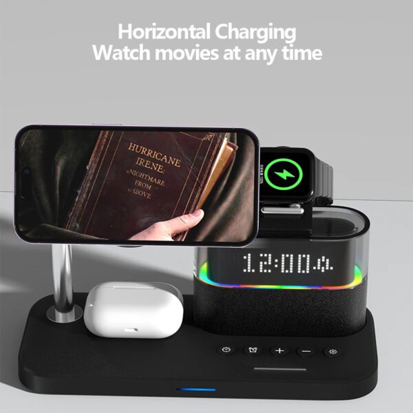 6 5-in-1 Magnetic Wireless Charger Stand Pad