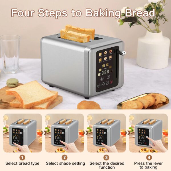 6 GOOVI EU Touch Screen Toaster