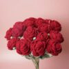 1 Crochet Red Rose