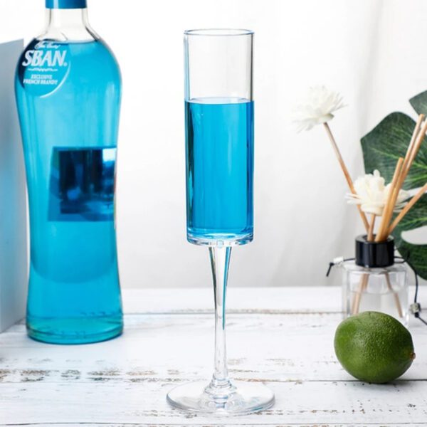 3 Crystal Flute Glass