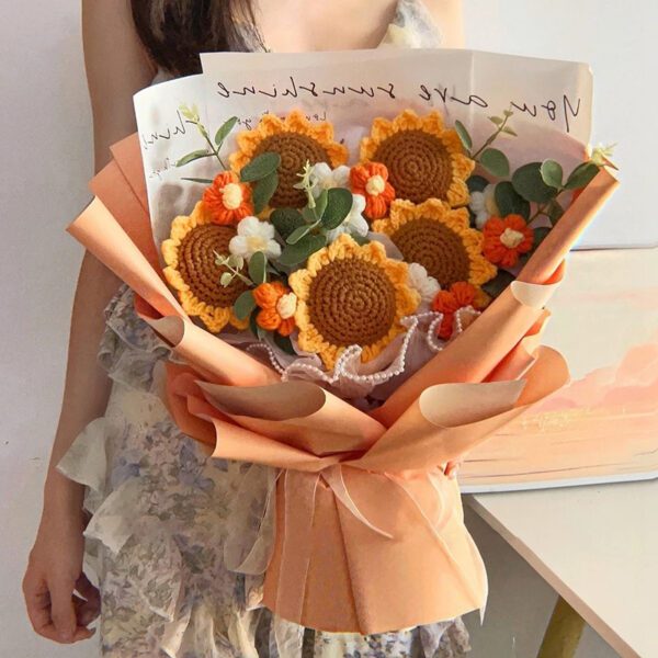 3 Handcrafted Sunflower Bouquet