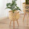 3 Hand Woven Flower Pot