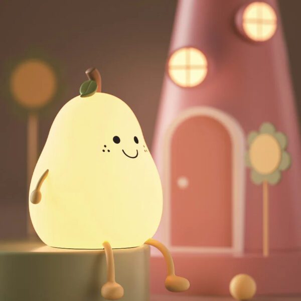 4 Pear-Shaped LED Night Light