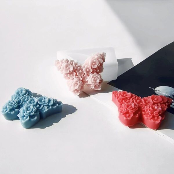 5 Floral Butterfly Silicone Mold