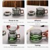 6 Glass Tea Cup