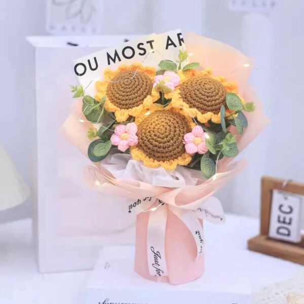 6 Handcrafted Sunflower Bouquet