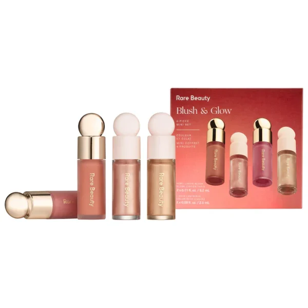 1 Rare Beauty Mini Blush & Glow 4-Piece Set