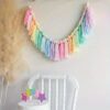 Boho Colourful Rainbow Tassels