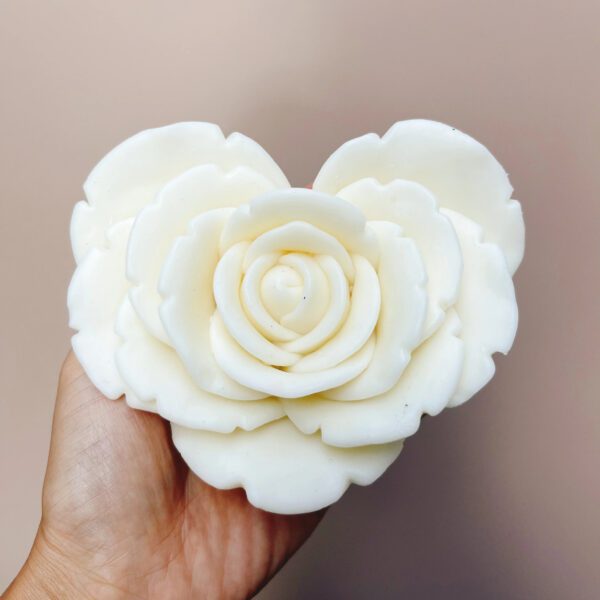 Heart Rose Silicone Mold