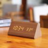 1 Digital Wooden Alarm Clock