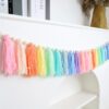 3 Boho Colourful Rainbow Tassels