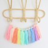 4 Boho Colourful Rainbow Tassels