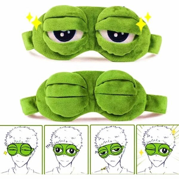 3D Sad Frog Sleep Eye Mask