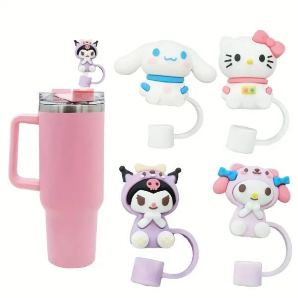 1 Sanrio Cartoon Straw Toppers