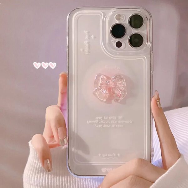 1 3D Crystal Bow-Knot Case