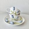 1 Ceramic Tulip Cup Set