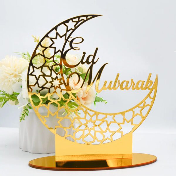 2 Eid Mubarak Acrylic Ornaments
