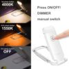Rechargeable Book Clip Light