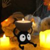3 Briquette Elf Candle Holder