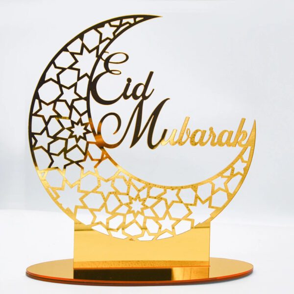 3 Eid Mubarak Acrylic Ornaments