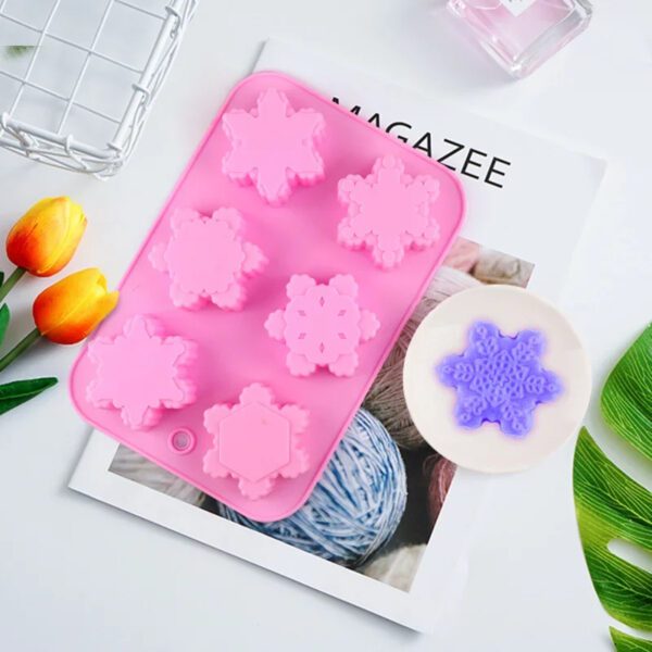 Snow Flake Shaped Silicone Mold