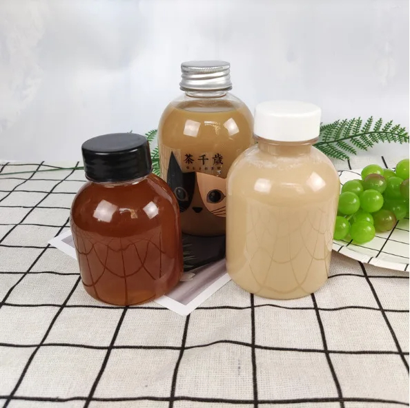 3 Transparent On The Go Juice Bottle