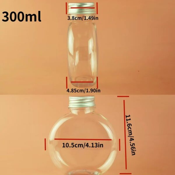 4 Round Juice Bottle