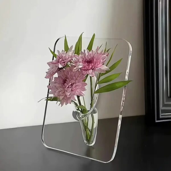 Geometric Transparent Vase