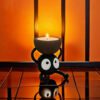 4 Briquette Elf Candle Holder