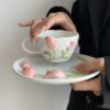 Ceramic Tulip Cup Set