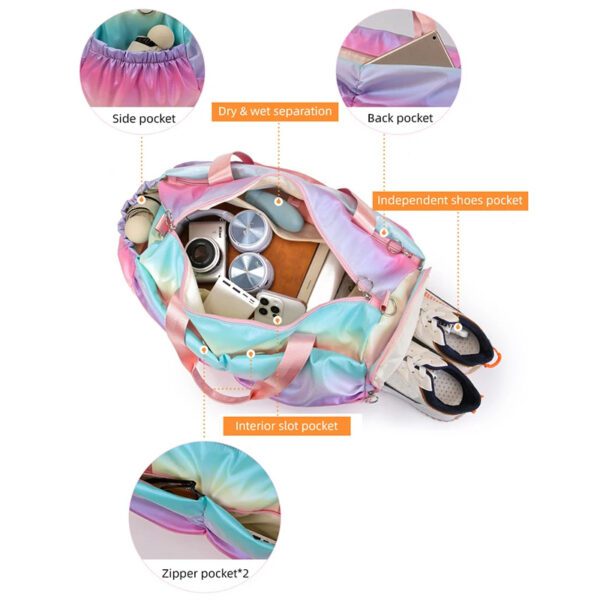 4 Women Duffle Gym Bag