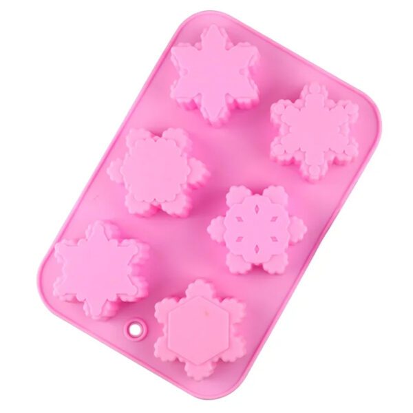 Snow Flake Shaped Silicone Mold