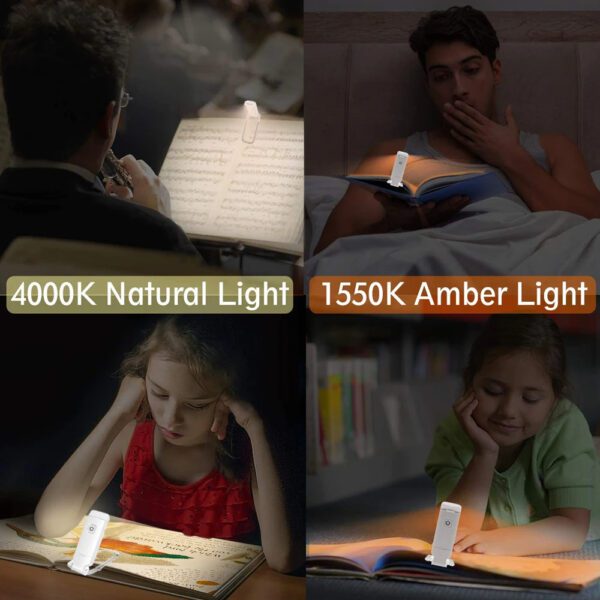 Rechargeable Book Clip Light