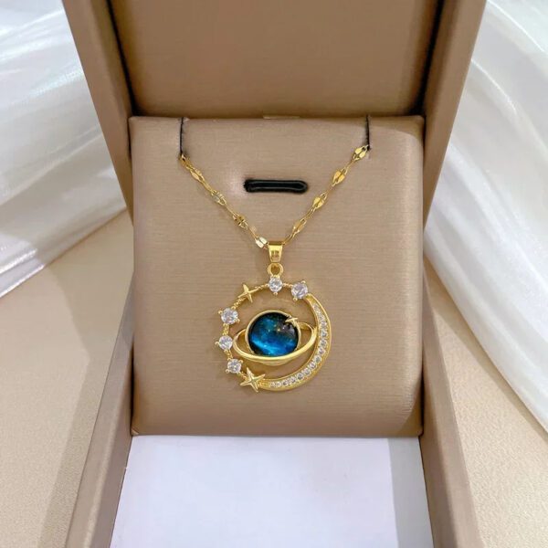 5 Collares Para Mujer Starry Pendant