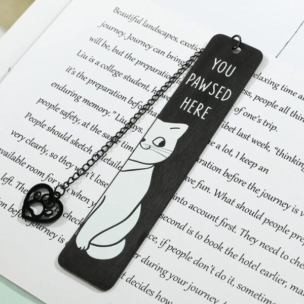 5 Cat Pased Bookmarks