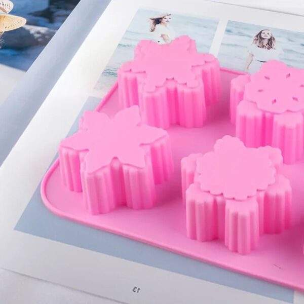 Snow Flake Shaped Silicone Mold