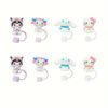 6 Sanrio Cartoon Straw Toppers