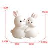 6 Loving Rabbit Bookend